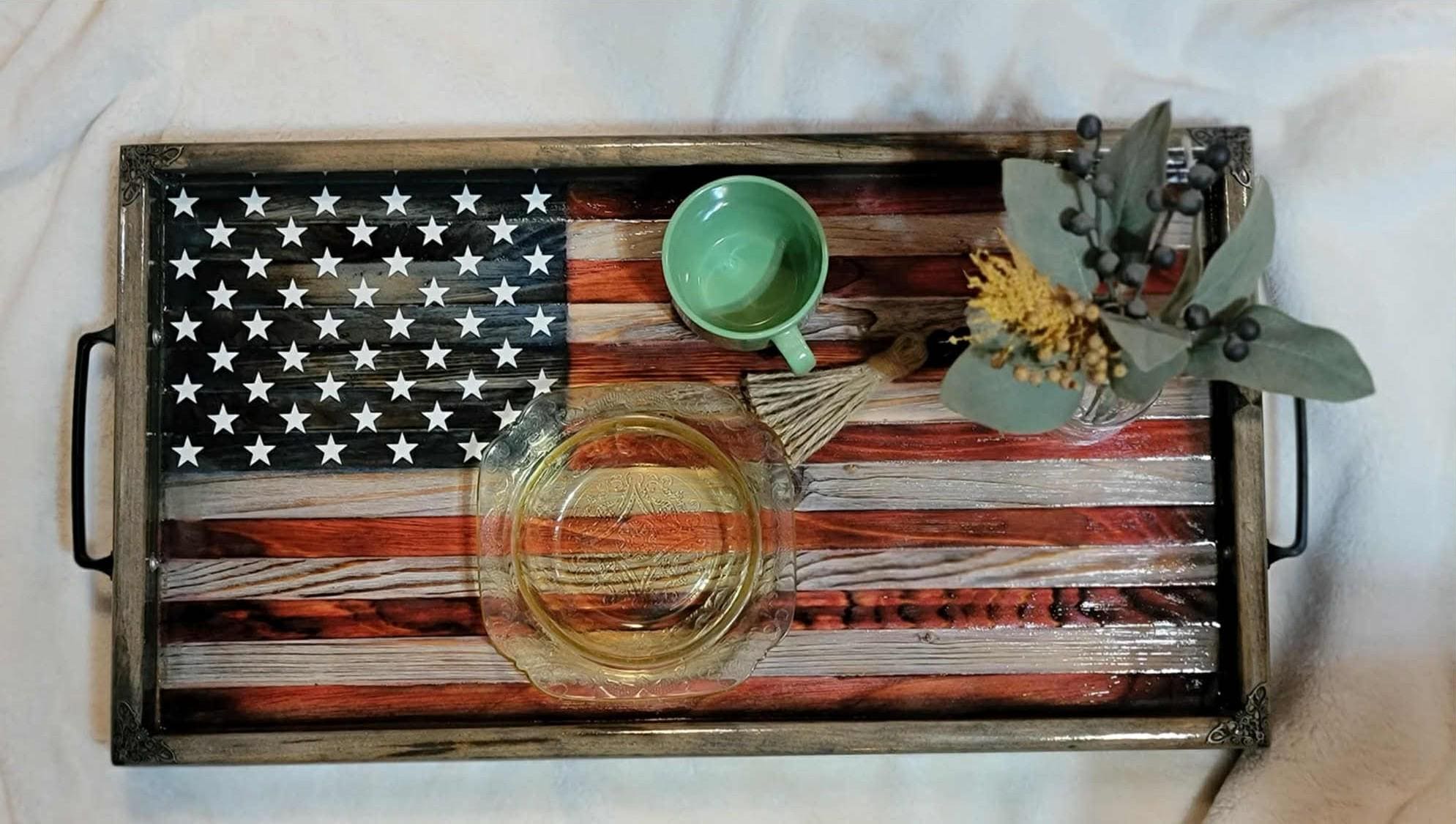 Americana Flag Tray