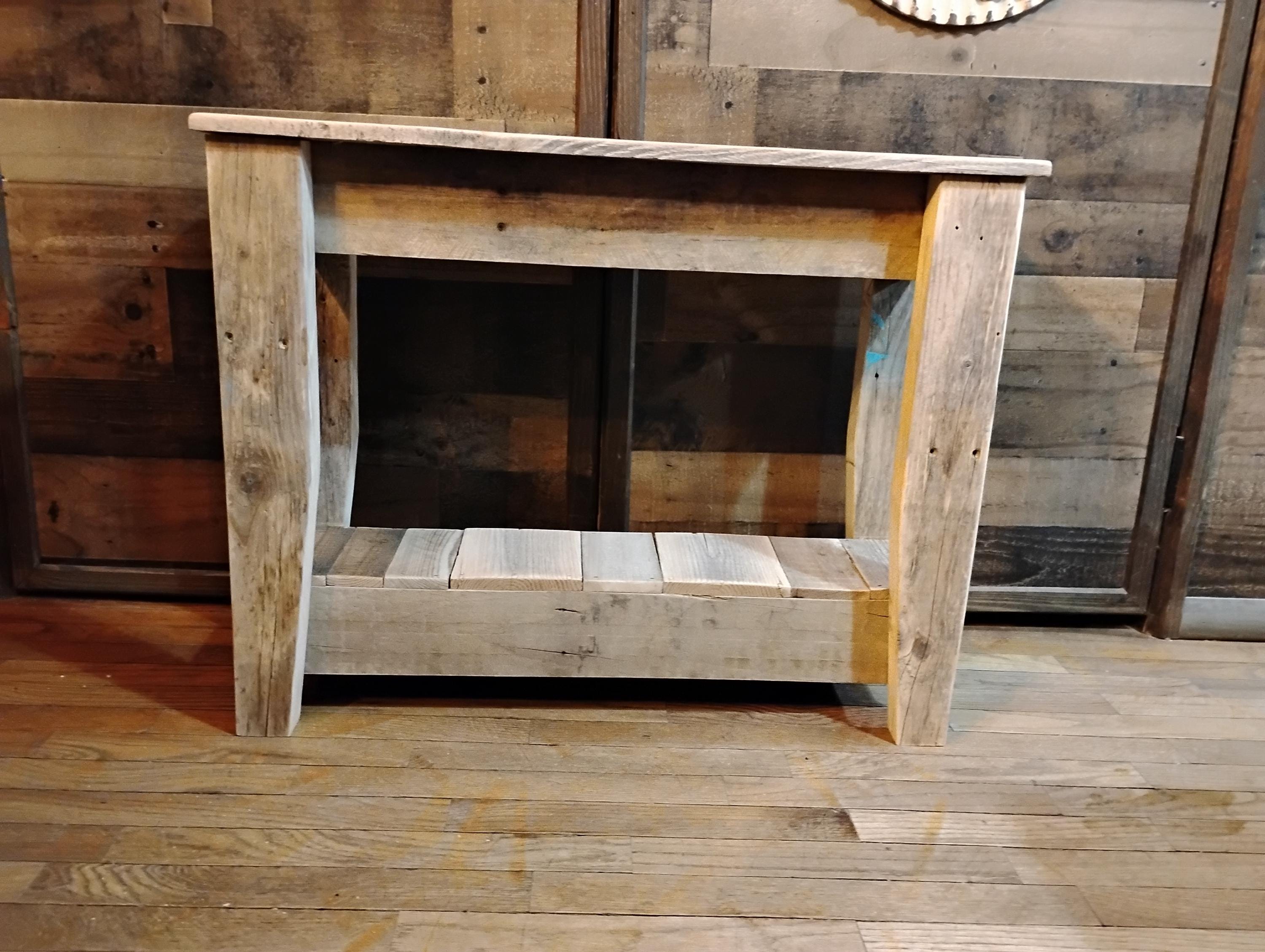 Rustic Console Table for Entryway
