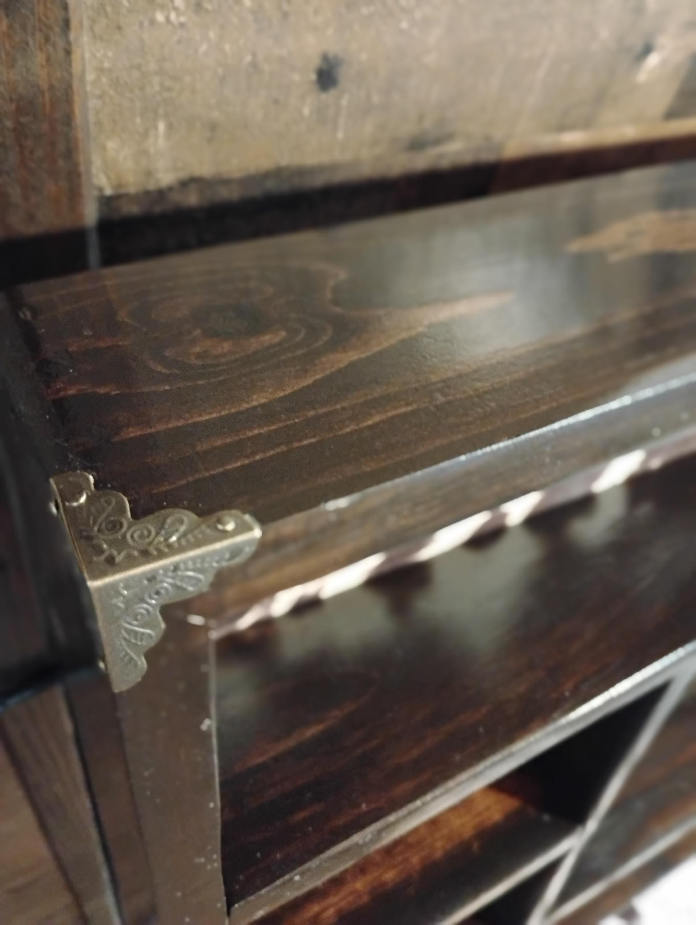 Belt Buckle Shelf with Frame | Trophy Buckle Display Shelf