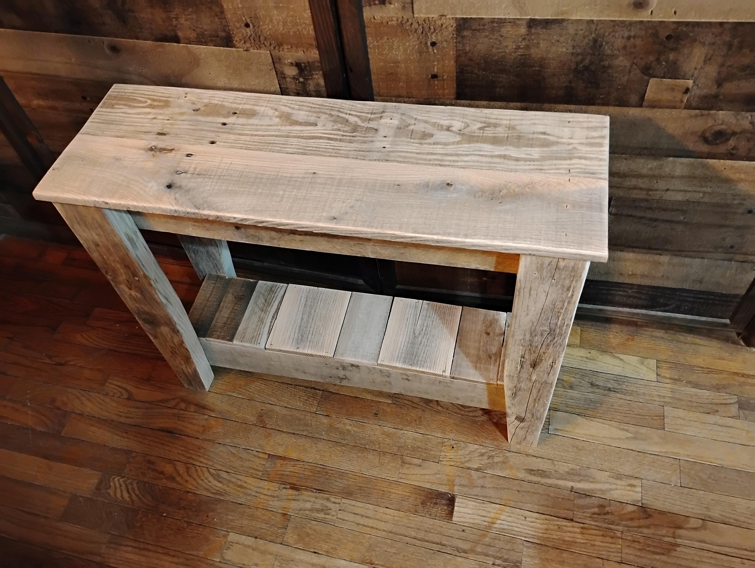 Rustic Console Table for Entryway